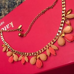 Kate Spade pink statement necklace